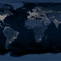NASA Earth at Night satellite photoMODIFIED